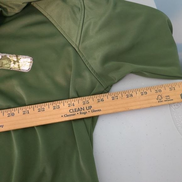 Five Pointz Cherry Blossom Sakura Green Zip Up Long Sleeve Jacket Men's Size 3xl - Picture 4 of 5